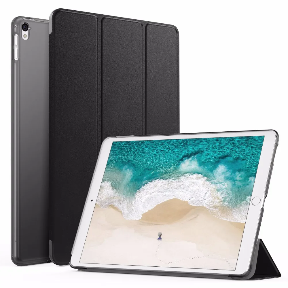 Чехол для iPad Pro 12,9, тонкий легкий смарт-чехол с подставкой, полупрозрачный матовый задний протектор для Apple, iPad Pro