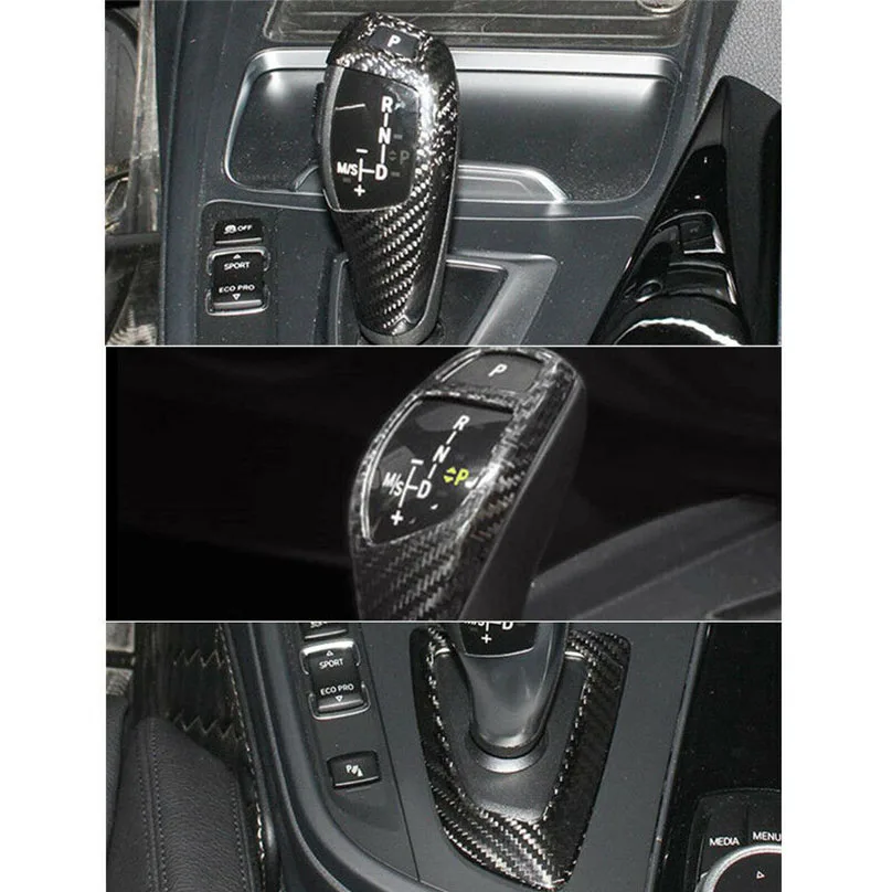 Углеродное волокно для BMW F20 F30 F25 F26 F15 1 2 3 4 серии ручка переключения передач крышка