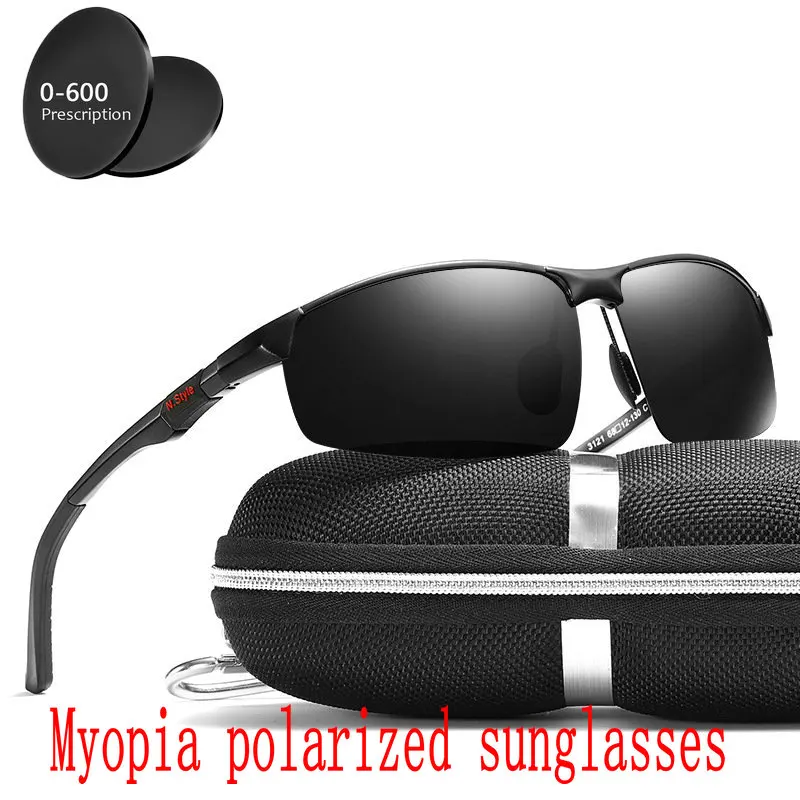 На заказ близорукость минус по рецепту поляризованные линзы алюминиевые