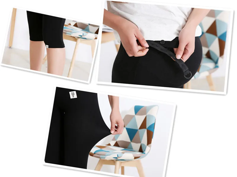 Элегантные Леггинсы для беременных из модала с высокой талией брюки мягкая ткань