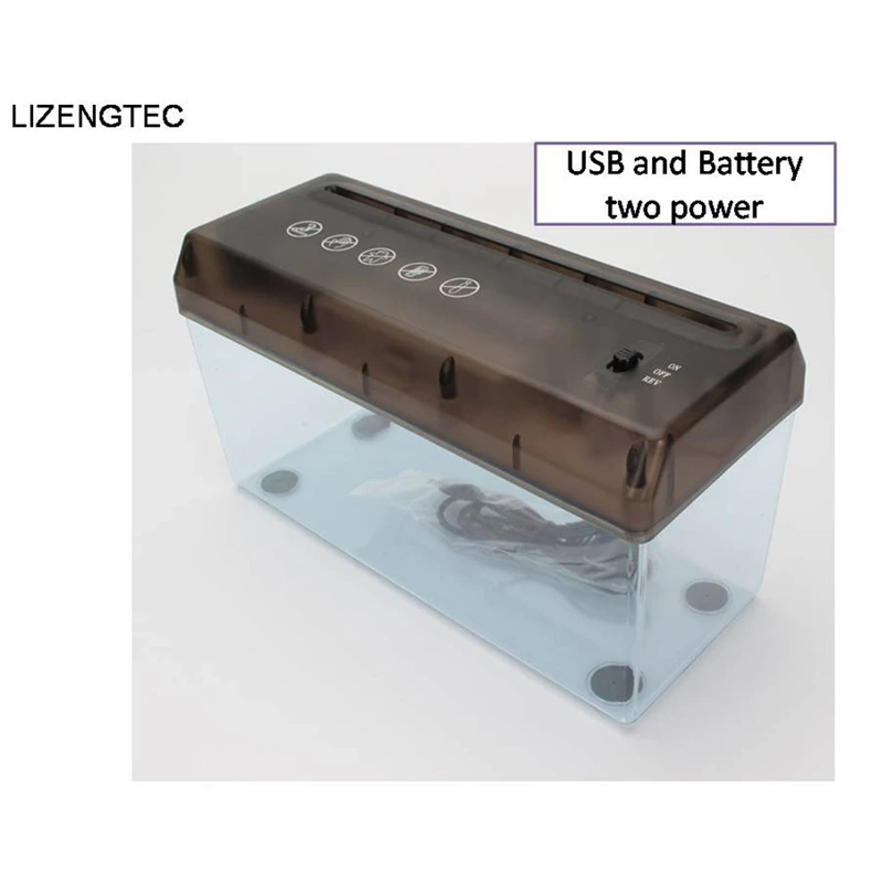 Usb Электрический аккумулятор двойного назначения Шредер настольный мини