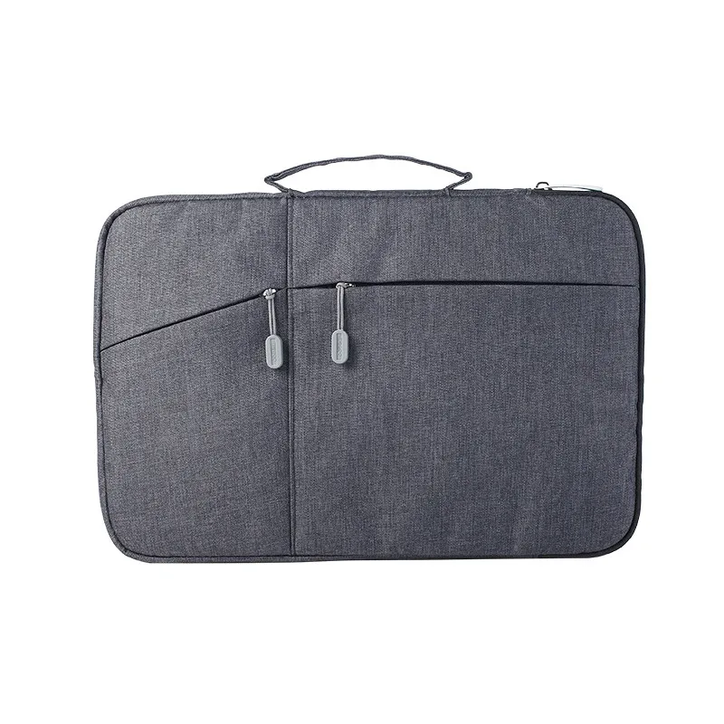 Megoo 15~ 15,6 дюймов чехол для ноутбука для microsoft Surface Book 2/Laptop 3 1", MacBook Pro 15" чехол для переноски с ручкой - Цвет: Black