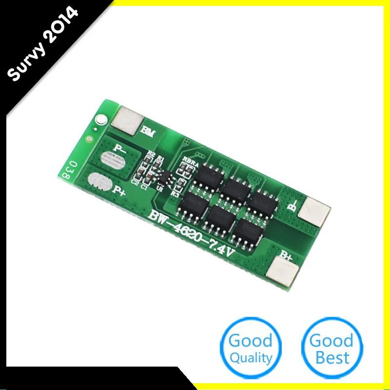 2S 12A 7 4 V литий ионная 18650 литиевая Lipo батарея BMS Защитная плата PCB|Интегральные