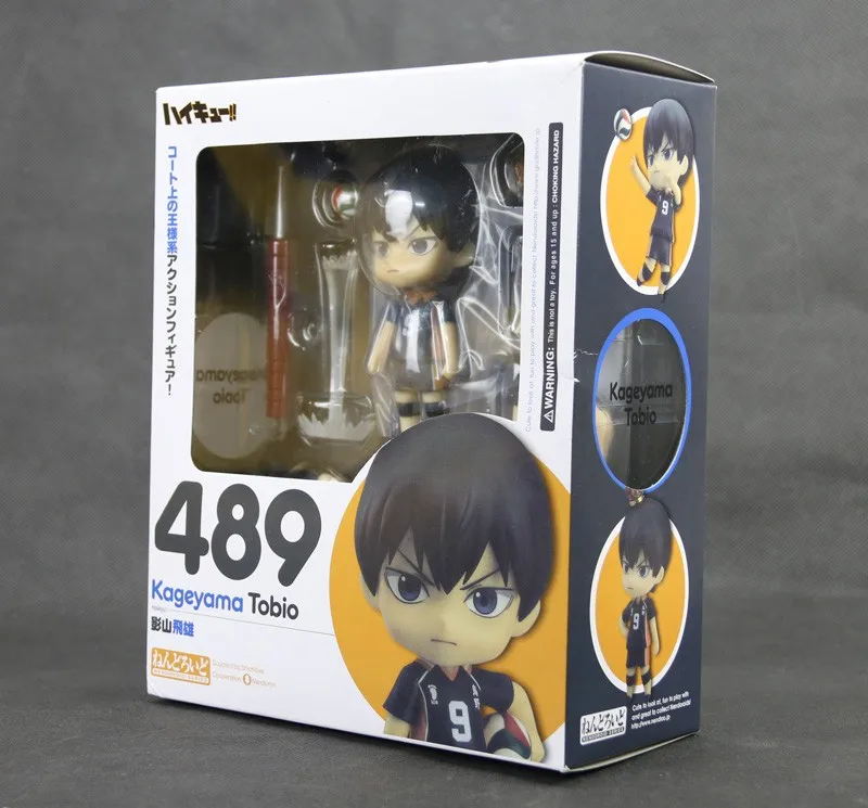 2 шт Хорошая улыбка Nendoroid 489+ 461 Спорт Волейбол комикс Аниме Haikyuu! Tobio Kageyama Shoyo Hinata фигурка