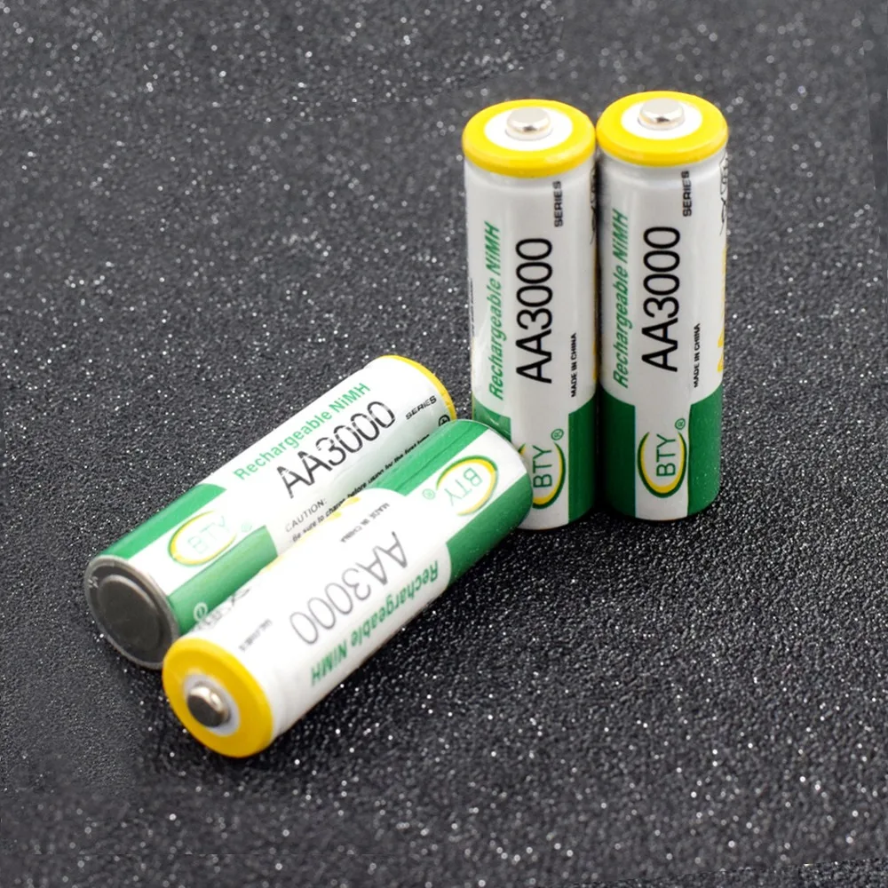 AA Аккумуляторная батарея большой мощности высокой плотности 3000mAh перезаряжаемые