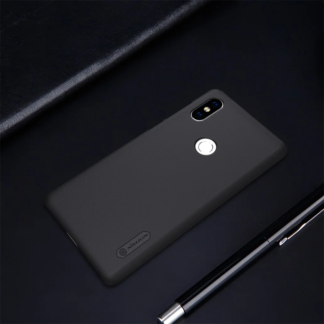 Для Xiaomi mi Mix 2S чехол из натуральной кожи Nillkin матовый чехол PC жесткая задняя крышка для телефона деловой чехол для Xiaomi mi x2S 5,99 дюймов