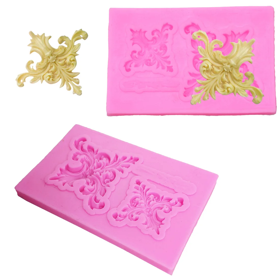 Формы для выпечки 3D лист цветок кружевная лоза украшения шоколадная Вечеринка