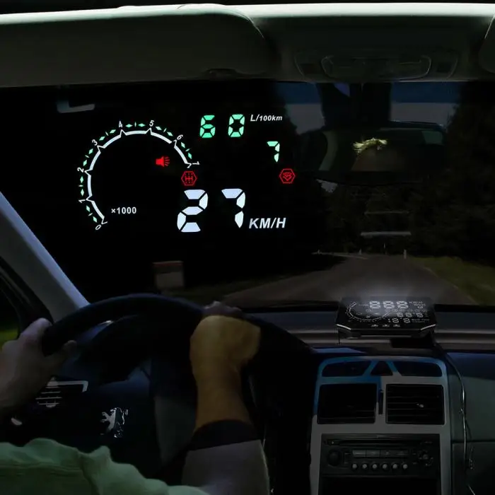 2 в 1 Автомобиль HUD& шин Давление мониторинг головы до Дисплей Скорость Предупреждение gps проектор инструмент NR