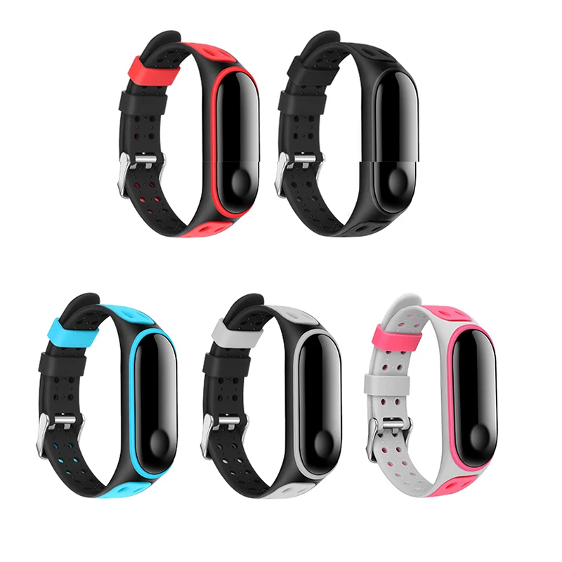 Удобный силиконовый ремешок Boorui mi 3 для xiaomi Band аксессуары с модными цветами и