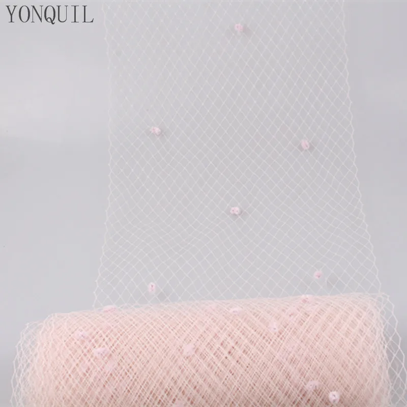 Розовая птичья клетка 5 ярдов в комплекте фата горошек шириной 25 см русская сетка