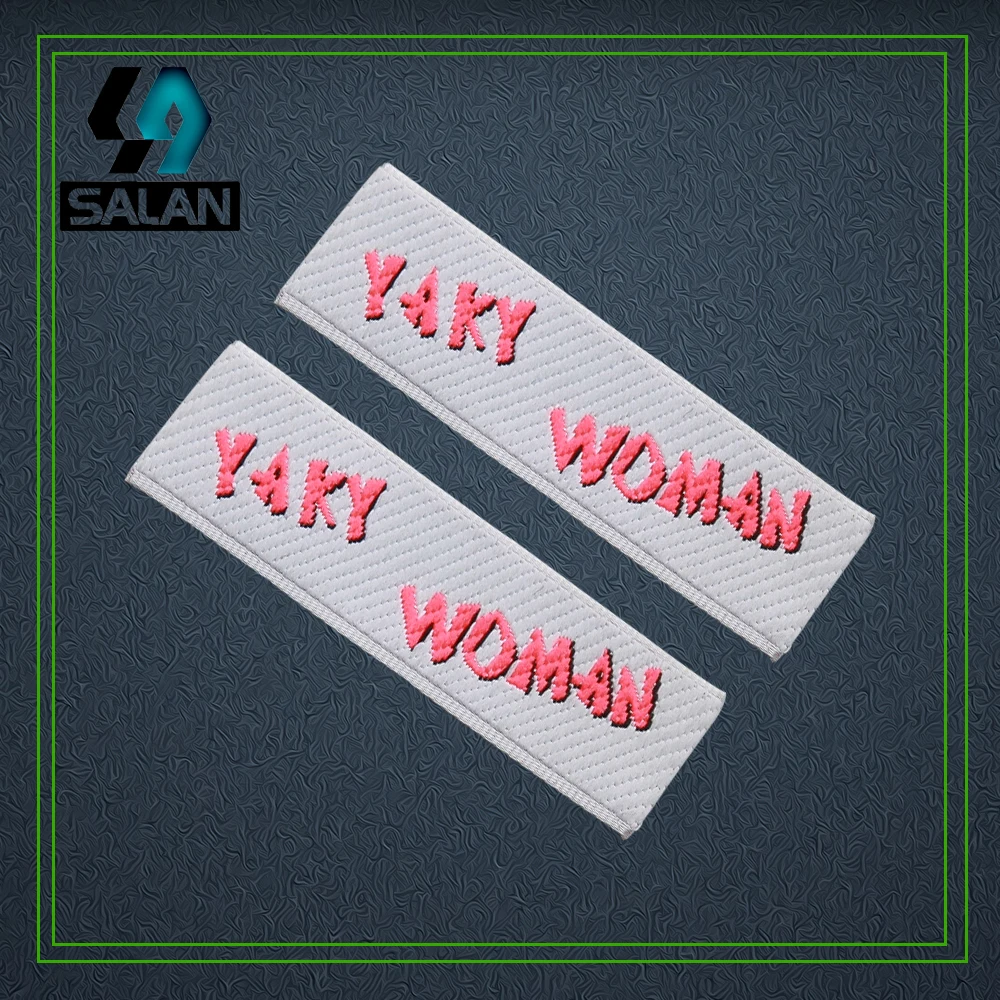 Пользовательские Бирки Для шитья одежды индивидуальные тканые этикетки Дамаск