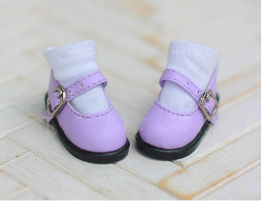 D01-P231 Blyth Doll 1/4 bjd 1/6; обувь для кукол; цветная обувь на плоской подошве; кожаная обувь; 1 шт