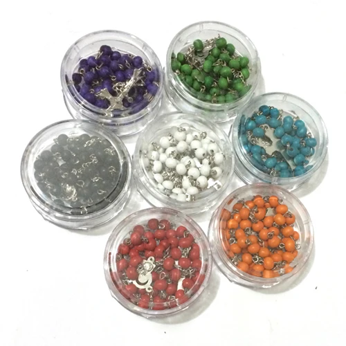 

free ship 12pcs/lot mix colors ROSARY WOOD Prayer BEADS Crucifix JESUS CROSS Chain ROSARIO Necklace