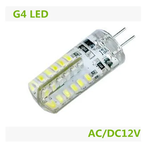 

DHL 500pcs/lot G4 48 SMD 3014 Led Bulbs Chandelier Crystallights AC/ DC12V/220V Non-polar Warm/Cool White