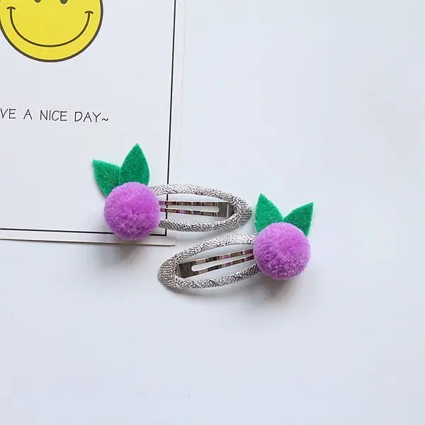 2 шт. детские заколки для волос с фруктами|children hair accessories|hair accessoriesgirls hairpins |