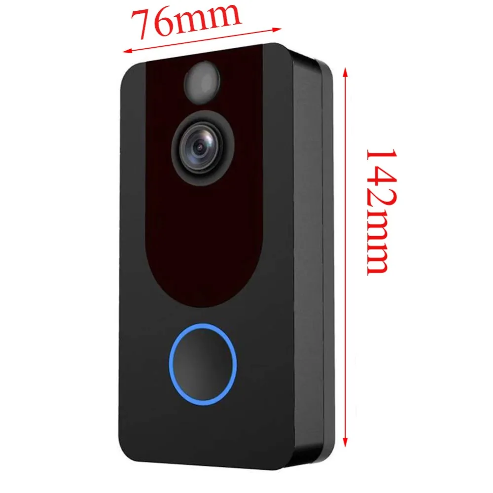 Wifi IP дверной звонок 1080 P камера видео дверной звонок ночного видения ИК детектор движения сигнализация безопасности беспроводной дверной глаз