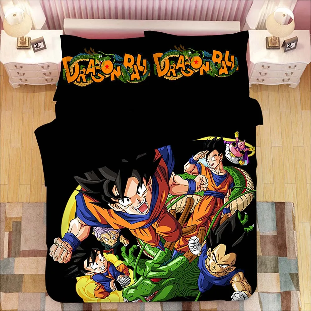 10 DRAGON BALL Z 3D постельное белье Сон Гоку Вегета пододеяльники наволочки постельный комплект одеяло комплекты постельного белья постельное белье - Цвет: 10