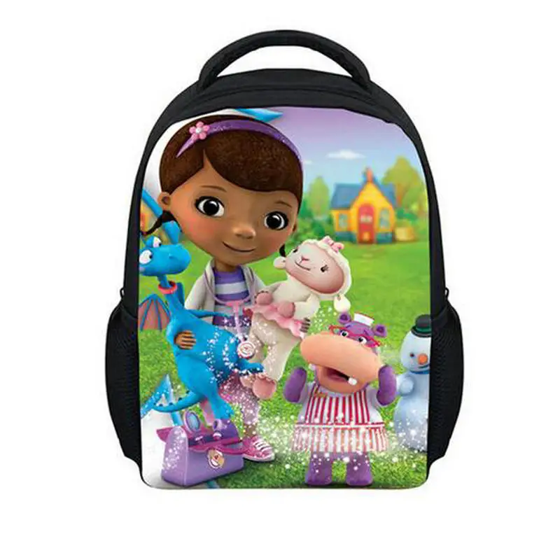 13 дюймов Мультфильм Doc McStuffins Детский рюкзак для детского сада школьная сумка с