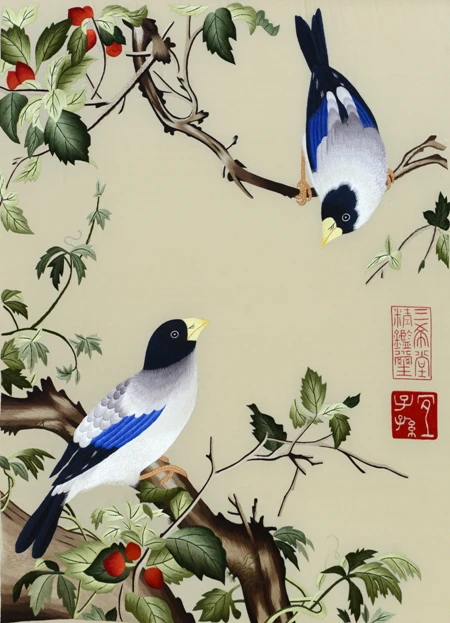 Сделай Сам 100% шелк тутового шелкопряда Сучжоу наборы для вышивки печатные модели