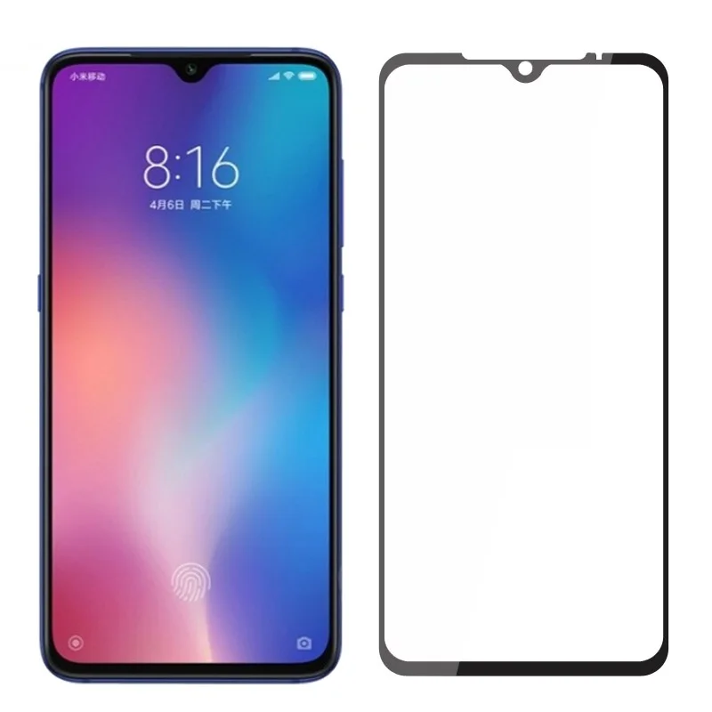 Закаленное стекло для Xiaomi mi 9 Global Smartphone 9H полное покрытие экрана протектор