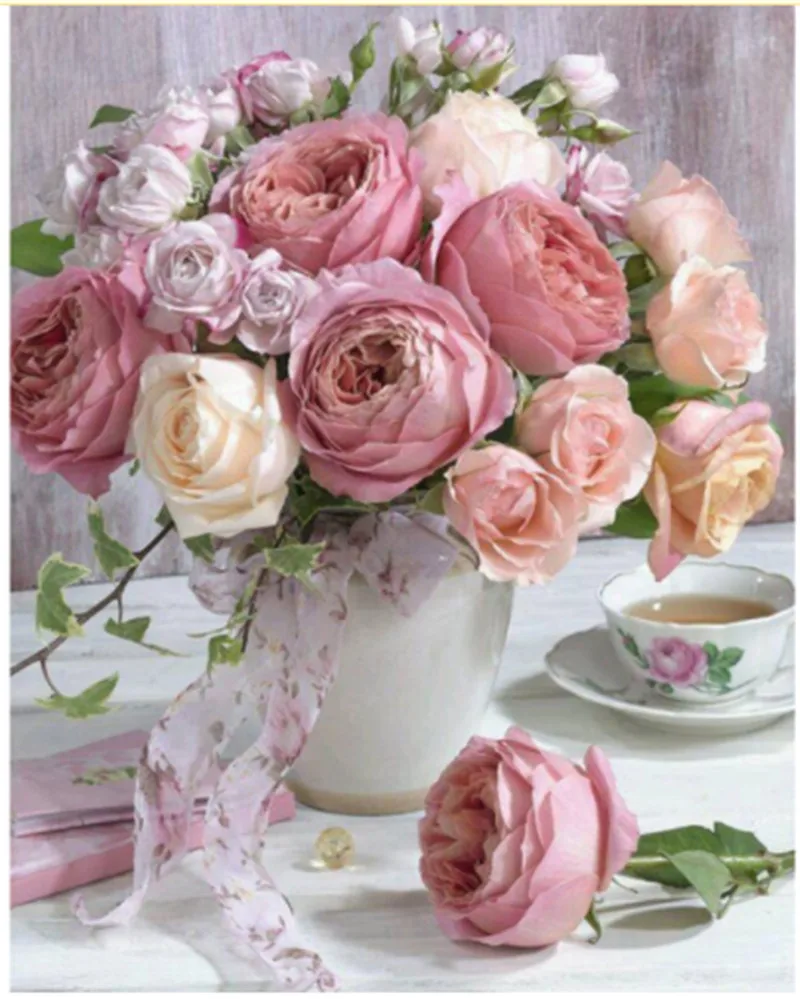 2019 горячая распродажа Diy круглый/квадратный алмазная живопись крест-стежка мозаики Полный 100% полный цветочный вышивки в подарок ZX ON.