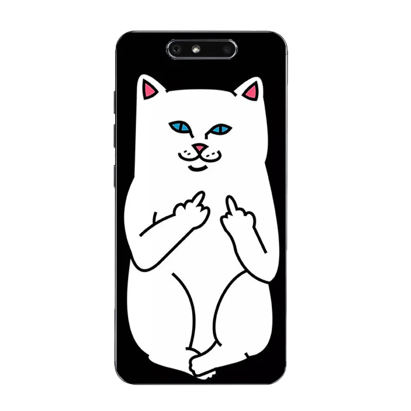 DIY Phone Case For ZTE Axon 7 Mini A2017 Shell Nubia Z11 MAX Cover Z9 Soft TPU Finger Cat Printing Coque |