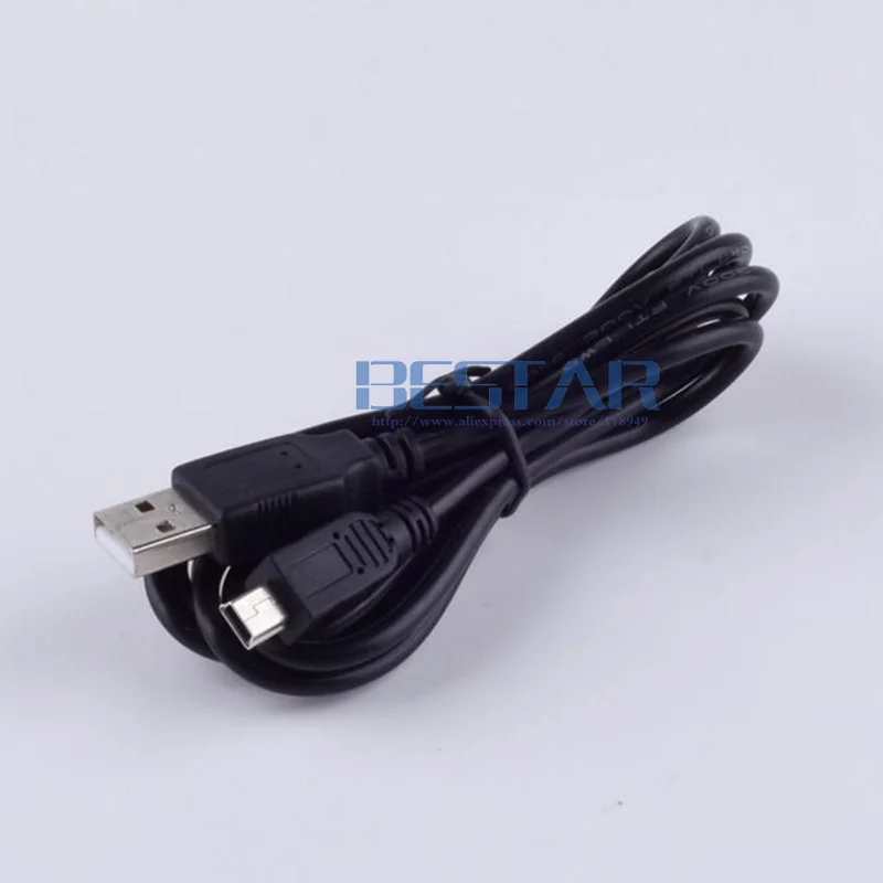 Белый и черный 100 см 1 м 3 фута штепсельная вилка постоянного тока USB 2 0 для мини А
