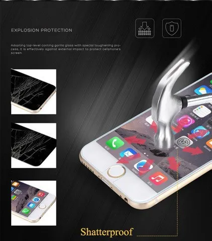 Премиум Закаленное стекло и ПЭТ(мягкий) протектор экрана для iPhone X 8 7 Plus 6 Plus 5 5S 5C 4 4S SE защитная пленка