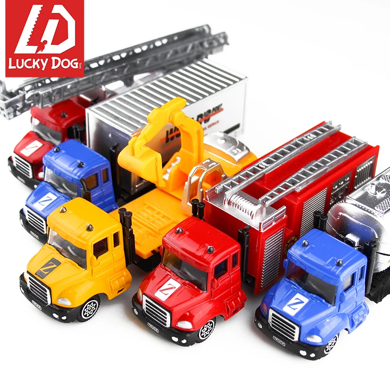 

1:64 Diecast Car Alloy Truck Police SWAT Fire Fighting Metal Truck Boy Kid Toys