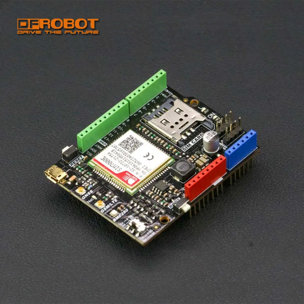 DFRobot SIM7000E для Arduino NB-IoT/LTE/GPRS/gps расширительный щит для управления на дальние расстояния, отслеживание движения, общие велосипеды