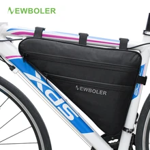 2021 NEWBOLER Large Bicycle Triangle Bag Bike Frame Front Tube Bag Waterproof Cycling Bag Pannier Ebike Tool Bag Accessories XL