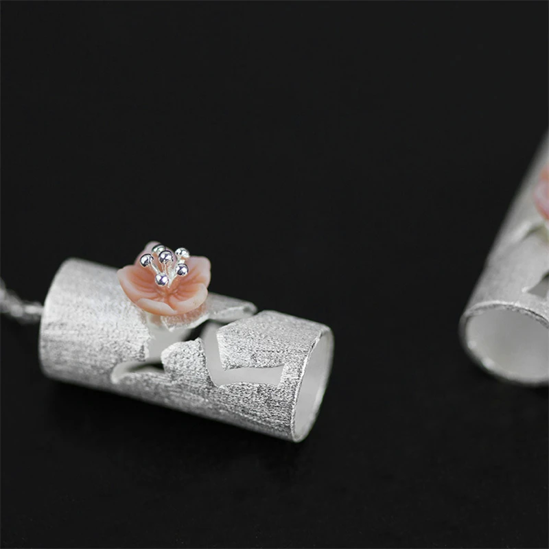 Lotus Fun Настоящее серебро 925 проба натуральные оригинальные ювелирные изделия