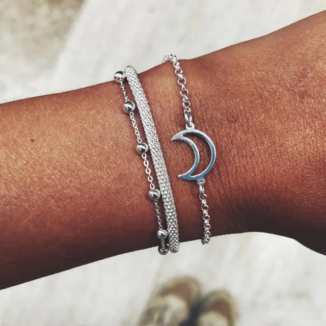 30 стилей, серебряное золото, Boho Tassel, корпус лотоса, сердце, браслеты с колокольчиками для женщин, кристалл, камень, цепочка и звено, браслеты для девочек, ювелирные изделия