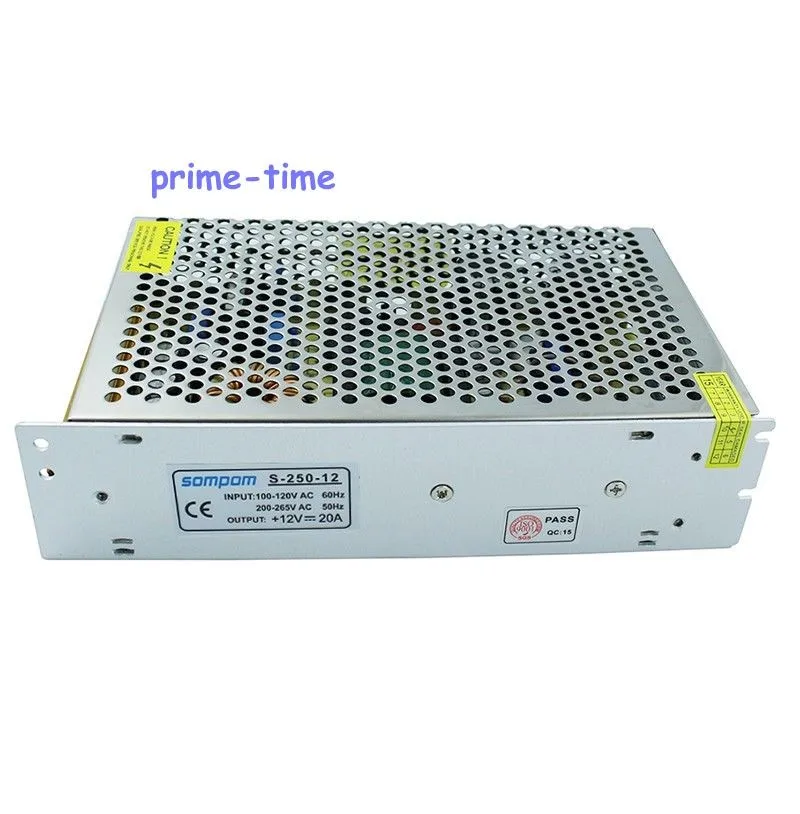 12V 20A 240W импульсный источник питания, 12V 20A 240 Вт адаптер питания, светодиодные полосы трансформатор
