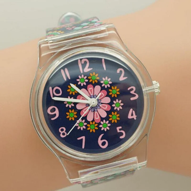 Бренд WILLIS женские водонепроницаемые часы для отдыха с цветочным узором