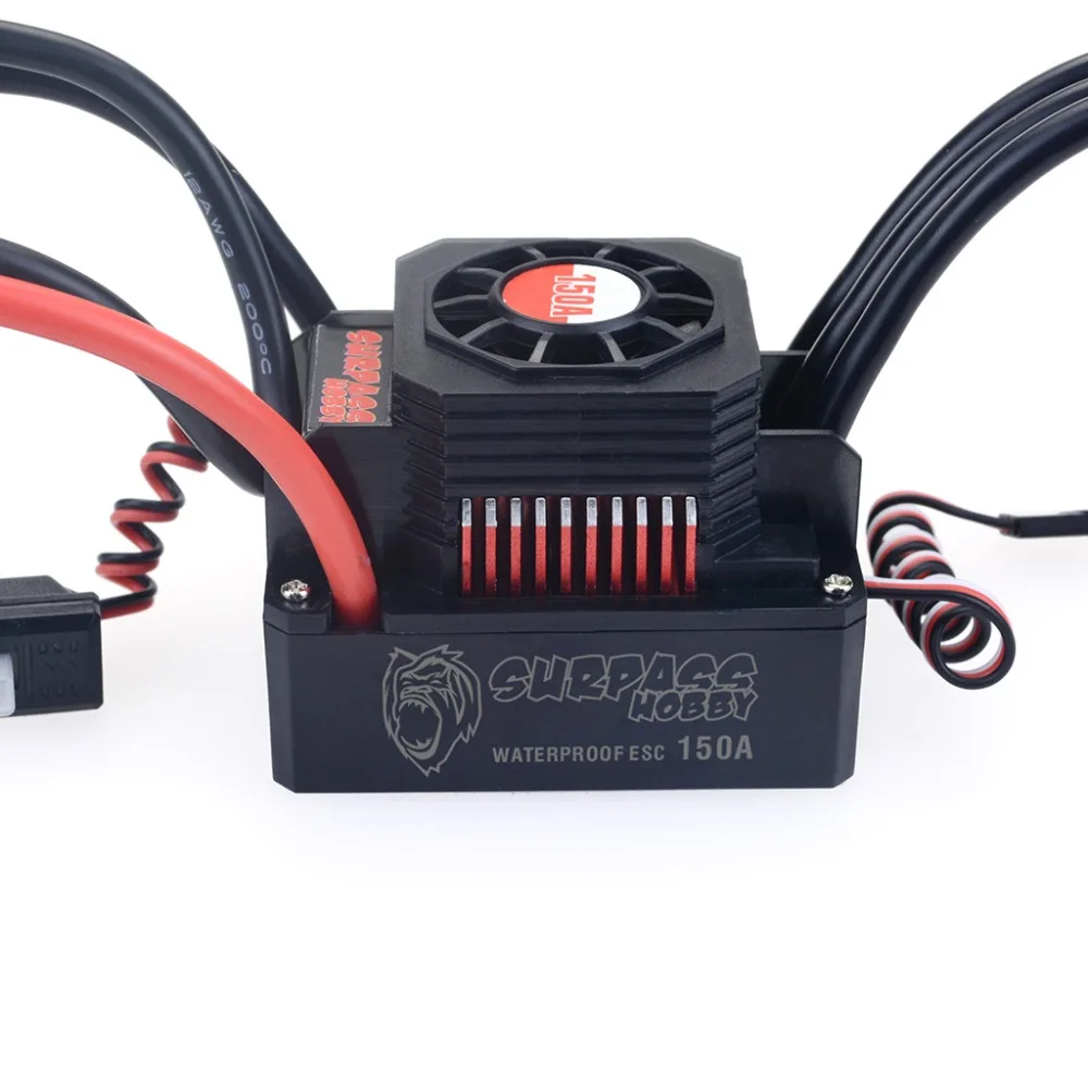 Водонепроницаемый 25A 35A 45A 60A 80A 120A 150A ESC бесщеточный, Скорость контроллер для 1/8 1/10 1/12 1/20 RC автомобиль