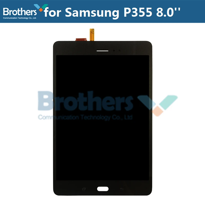 Для samsung GALAXY Tab A 8,0 P350 P355 ЖК-дисплей с сенсорным экраном дигитайзер ЖК-экран планшет P355 панель ЖК-сборка протестирована