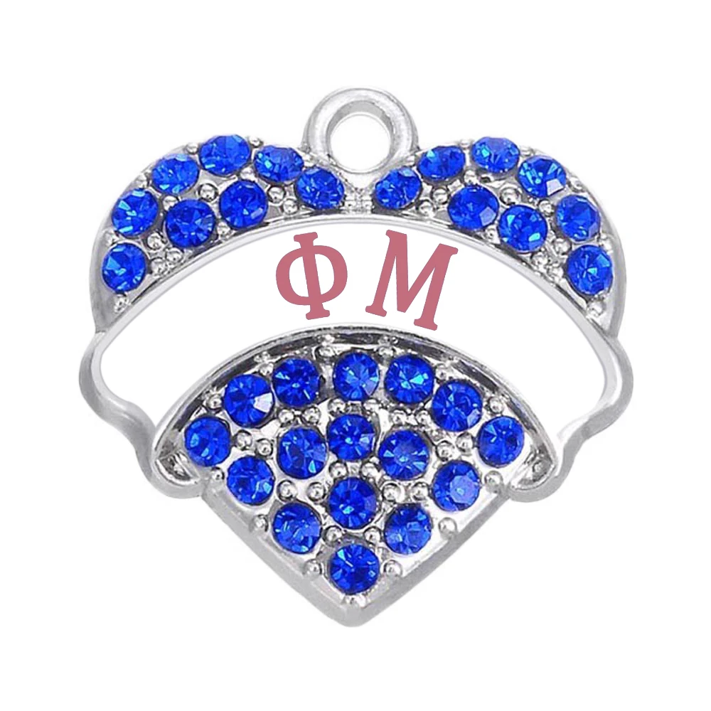 Популярные университеты Греция логотип PHI MU Очаровательная металлическая