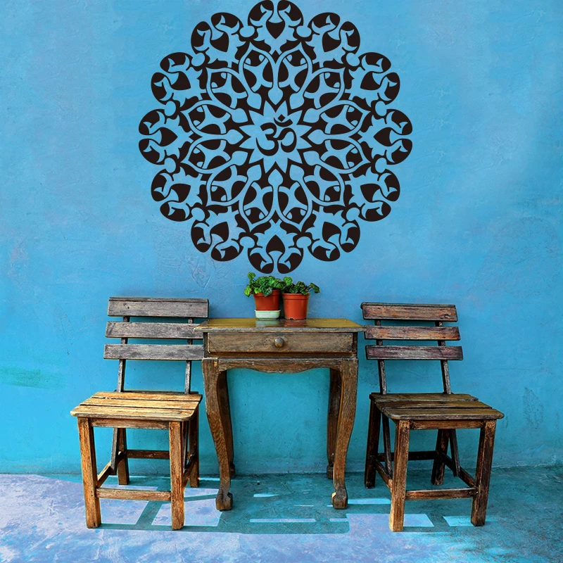 Наименование Индия планшетофон для гостиной йоги искусство Datura Lotus Om Symnol цветок