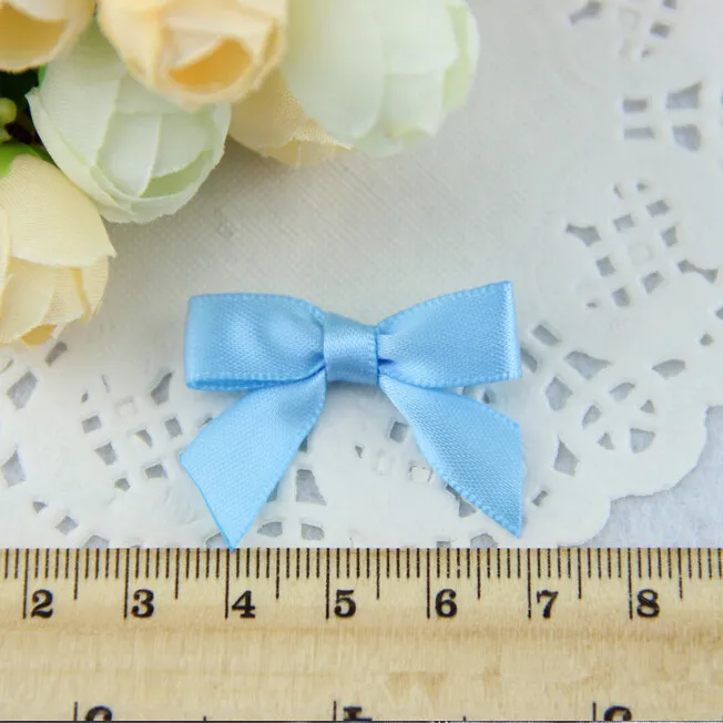 500pcs/lot Light Blue Birthyday Mini Candy Bows Small Gift Free Shipping | Аксессуары для одежды