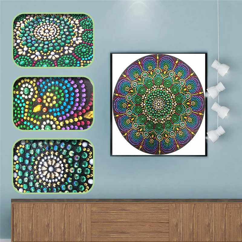 New 5D DIY Diamond Painting Special Shape Cartoon Flower Embroidered Cross Stitch Sticker | Дом и сад