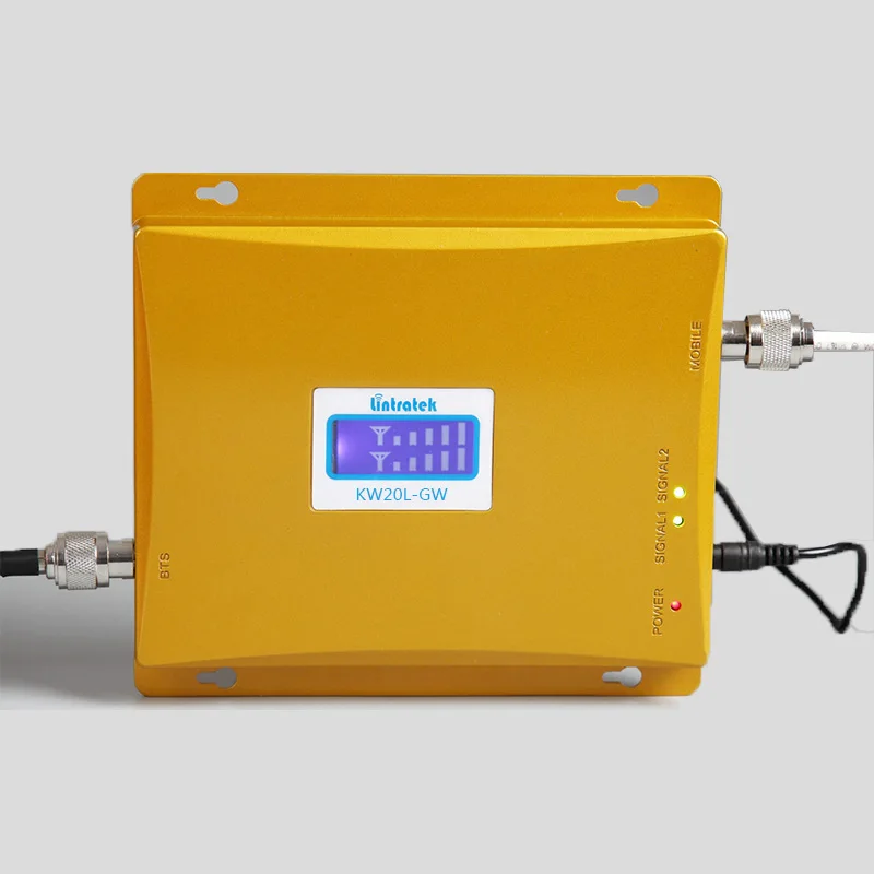 Lintratek Лидер продаж двухдиапазонный усилитель сигнала 2G 3G 900 2100 gsm umts репитер