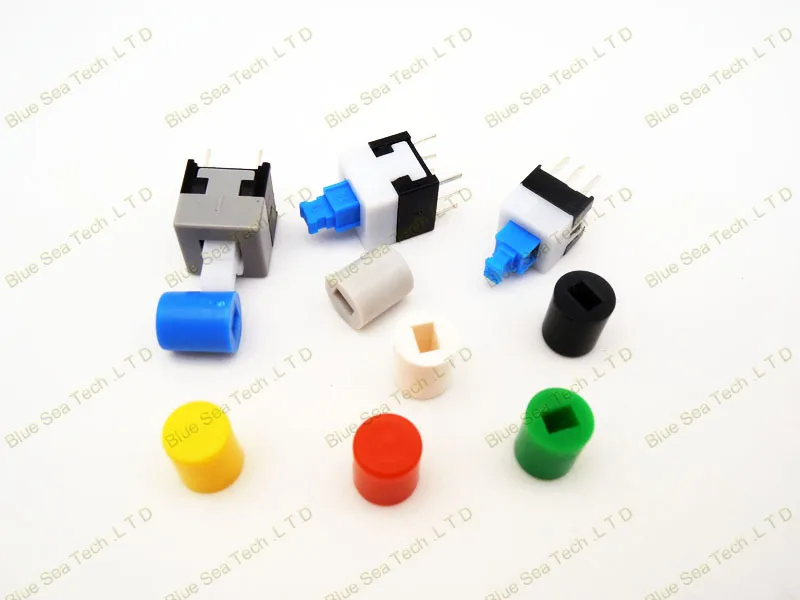 1000Pcs seven color Tactile Push Button Switch Cap tact micro switch button Parcel is not include the | Обустройство дома