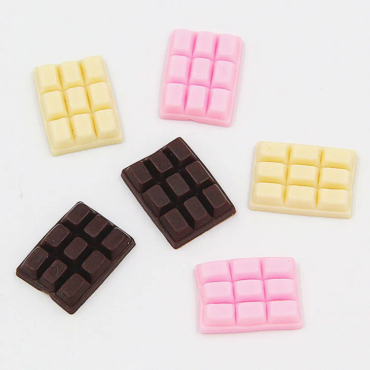 

10pcs DIY Slime Supplies Accessories Phone Case Decoration For Slime Filler Miniature Clay Chocolate