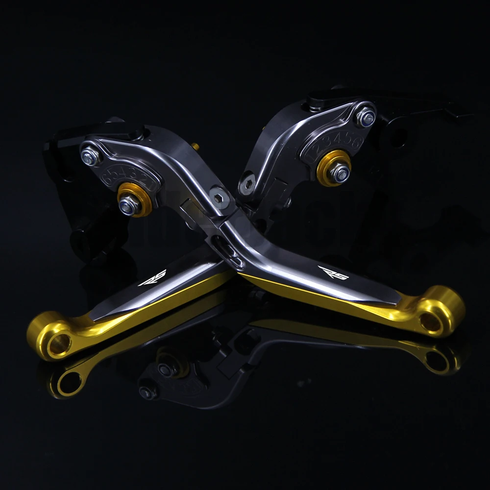 С логотипом золотой + титановый для Aprilia RS50 RS 50 1999 2005 2000 20012002 2003 2004 CNC Регулируемый