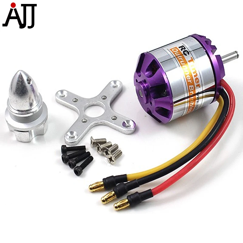 Rctimer A3542 3542 1250KV 1450KV Outrunner бесщеточный двигатель 4 0 мм вал совместимый 2 4S Lipo/50A ESC FPV