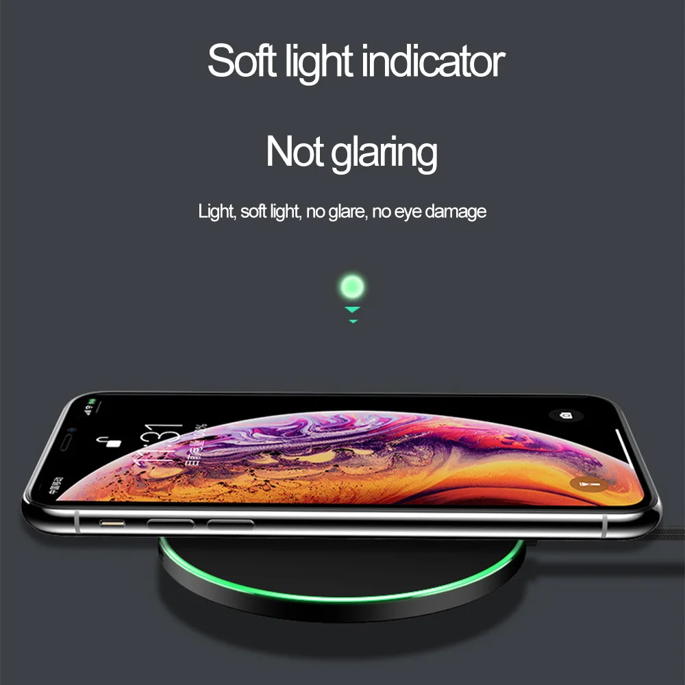 15 Вт Qi Быстрое беспроводное зарядное устройство для huawei Mate20 samsung S9 S8 S7 S6 10 Вт быстрое зарядное устройство для iPhone X XS MAX XR 8 Xiaomi Mix 2S