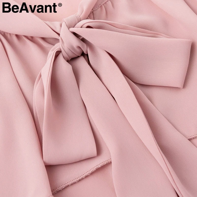 Блузка BeAvant женская с длинным рукавом и бантом|Блузки| |