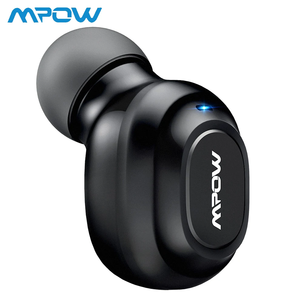 Mpow EM13 Bluetooth наушники мини Беспроводные Наушники V4.1 Bluetooth наушники с микрофоном 6 часов воспроизведения для iPhone 7/iPhone X