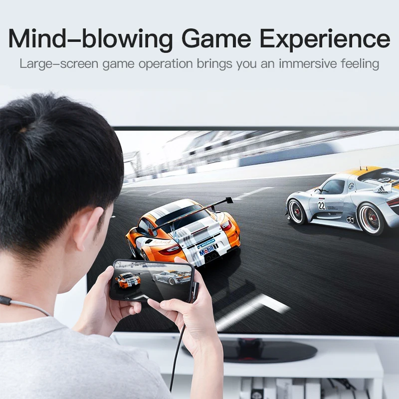 Vention 8 контактный HDMI конвертер 1080P кабель для iPhone X XS Plus IOS поддержка HDTV цифровой